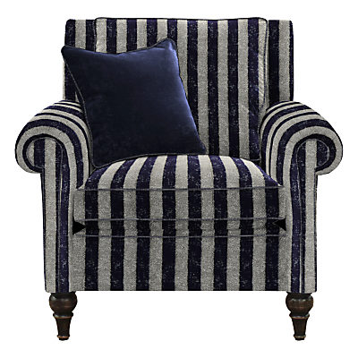 Duresta Kingsley Armchair Scirocco Stripe Midnight Duresta Kingsley Armchair Scirocco Stripe Midnight